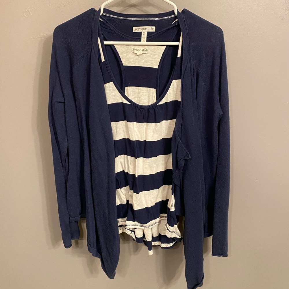 Tank top/Cardigan combo